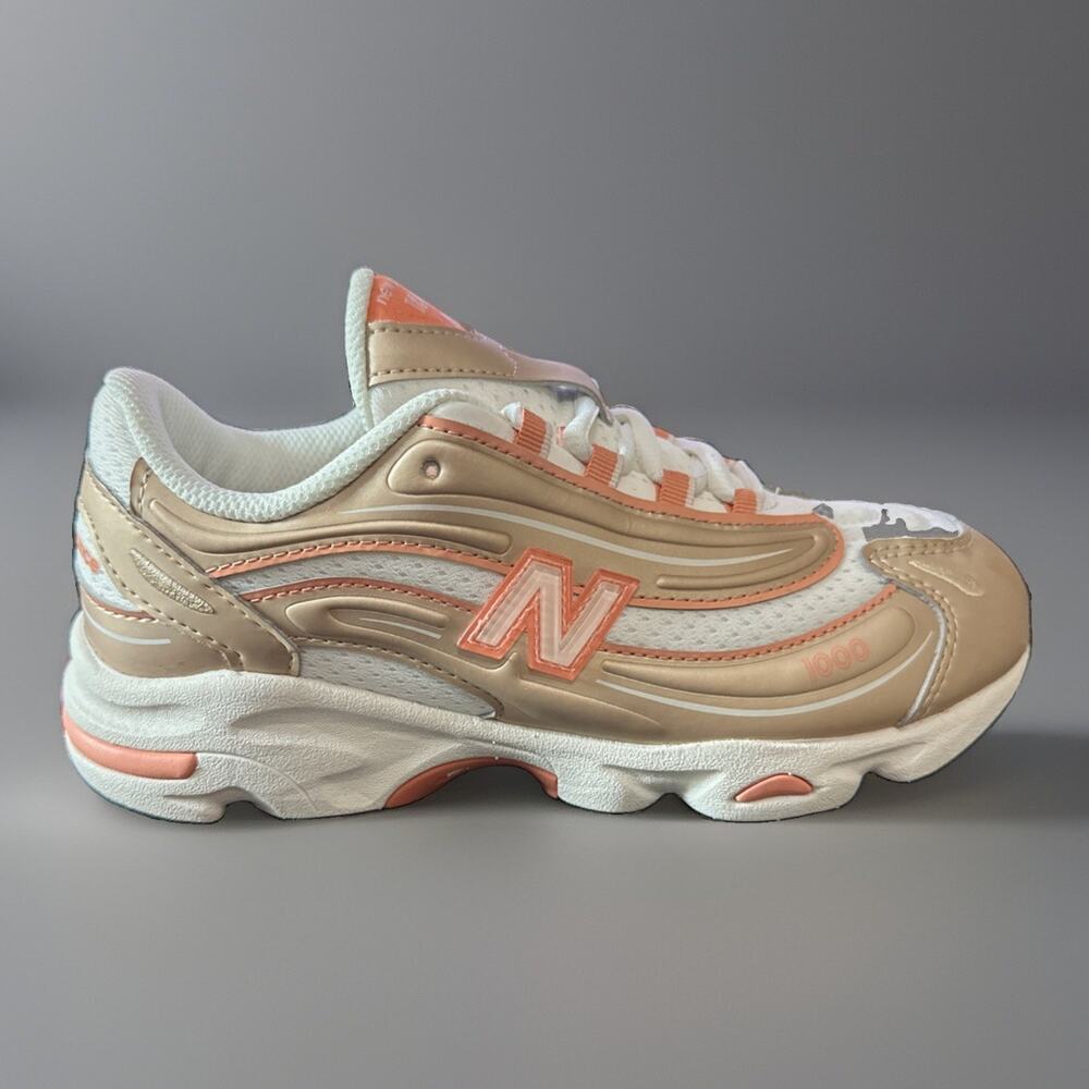 New Little Kids Size 2 New Balance 1000 Brown Orange PC1000FP